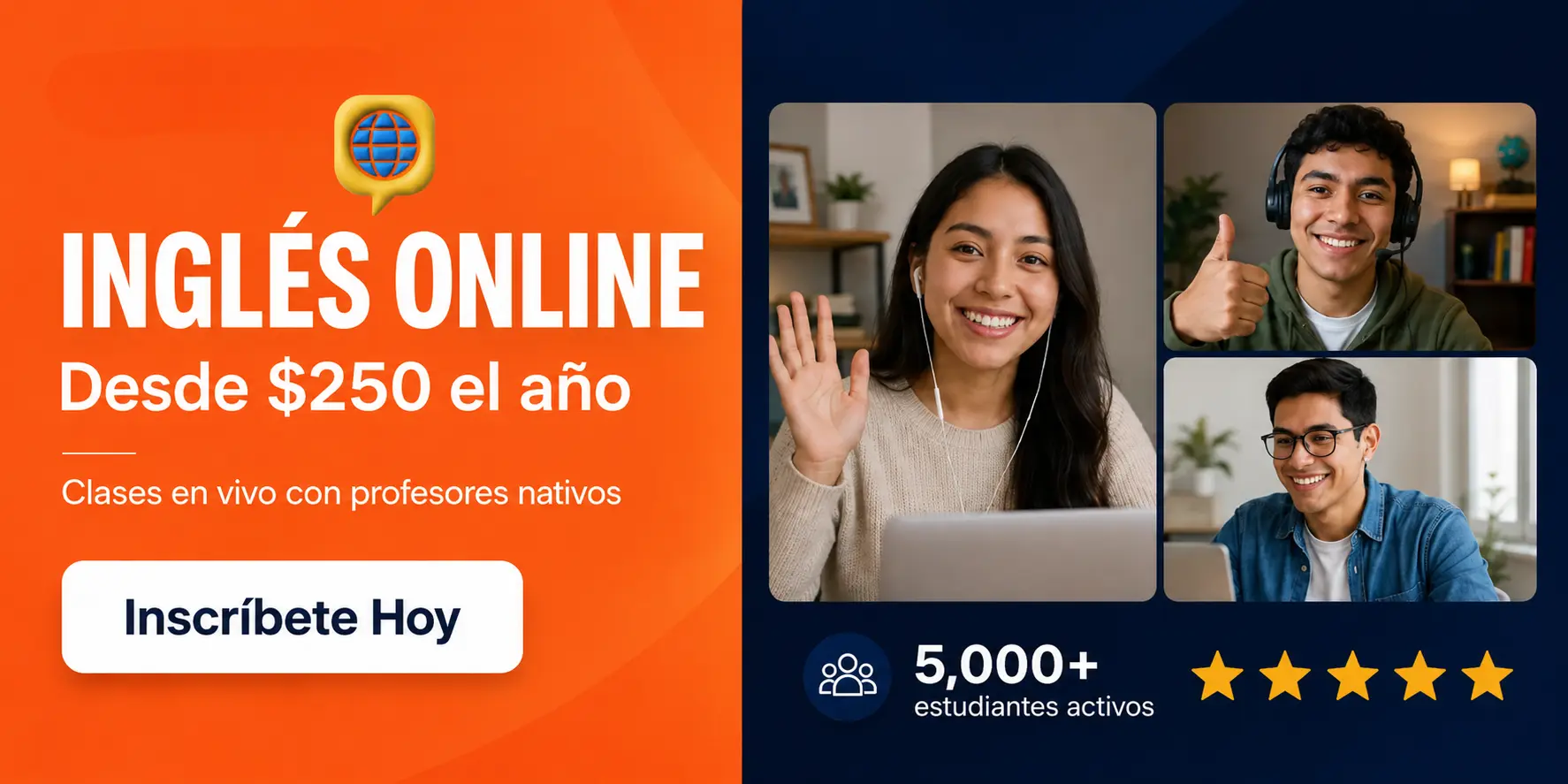 Los 5 primeros inscritos